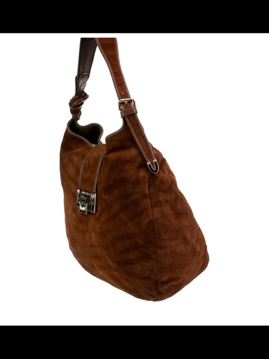 Jimmy Choo Ana Suede Hobo Bag - Picture 4 of 14